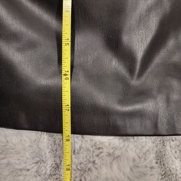 Mustard Seed pleather skirt, Large - Picture 8 of 8